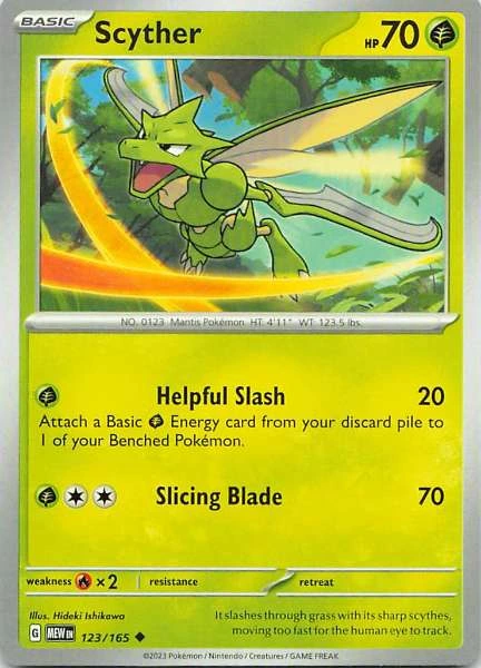 Scyther - 151 #123/165