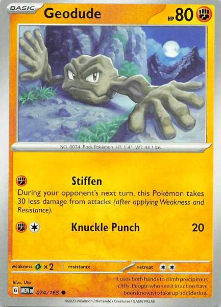 Geodude - 151 #074/165