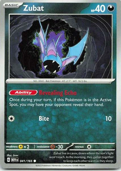Zubat - 151 #041/165