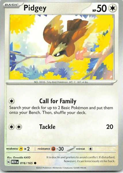 Pidgey - 151 #016/165