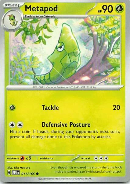 Metapod - 151 #011/165