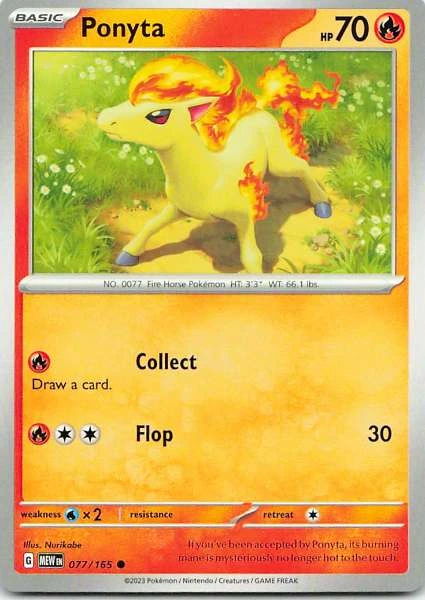 Ponyta - 151 #077/165