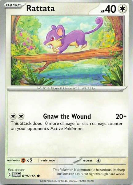 Rattata - 151 #019/165