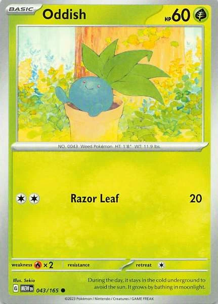 Oddish - 151 #043/165