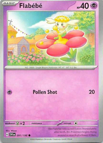 Flabébé - Scarlet & Violet #091/198