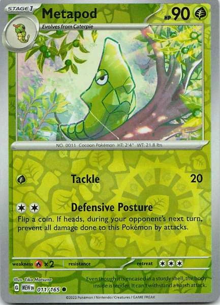 Metapod - 151 #011/165