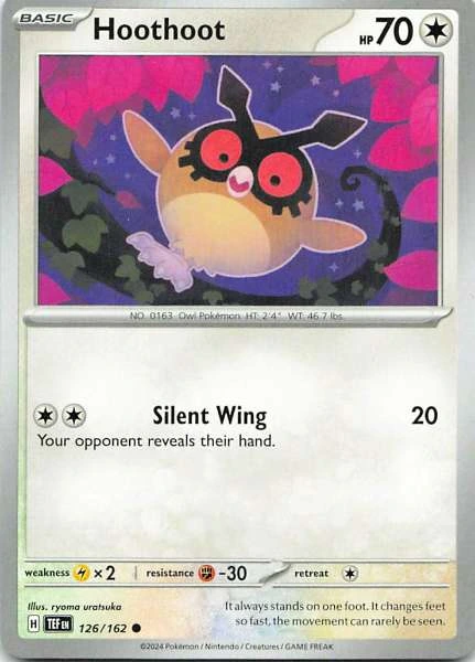 Hoothoot - Temporal Forces #126/162