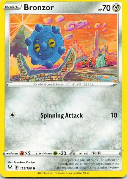 Bronzor - Sword & Shield—Lost Origin #125/196