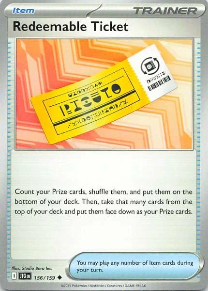 Redeemable Ticket - Scarlet & Violet: Journey Together #156/159