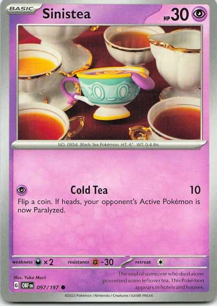 Sinistea - Obsidian Flames #097/197