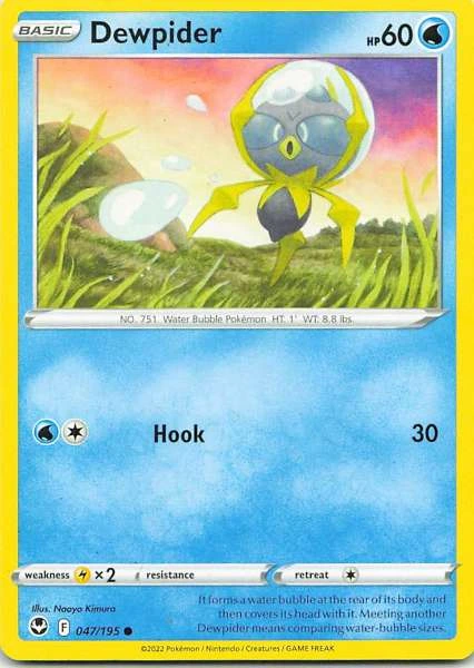 Dewpider - Sword & Shield—Silver Tempest #047/195