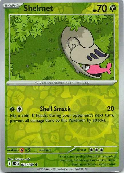 Shelmet - Scarlet & Violet: Journey Together #012/159