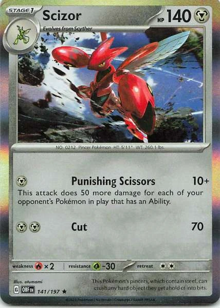 Scizor - Obsidian Flames #141/197