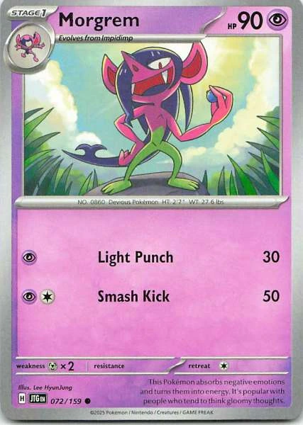 Morgrem - Pokémon Scarlet & Violet: Journey Together #072/159