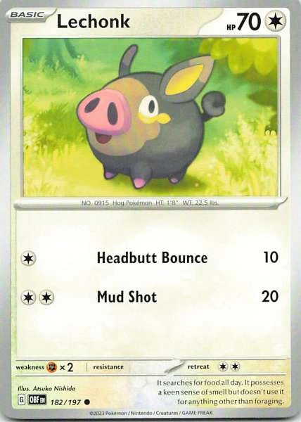 Lechonk - Obsidian Flames #182/197