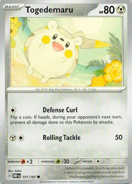 Togedemaru - Obsidian Flames #151/197