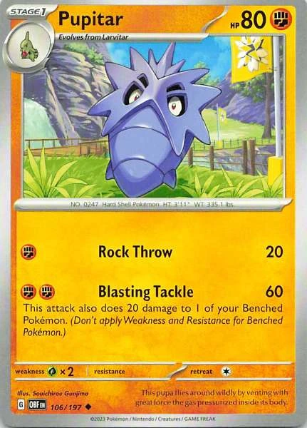 Pupitar - Obsidian Flames #106/197