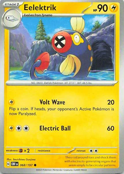 Eelektrik - Obsidian Flames #068/197