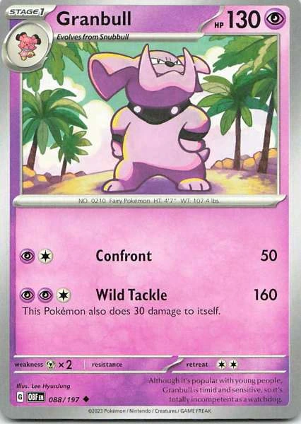 Granbull - Obsidian Flames #088/197