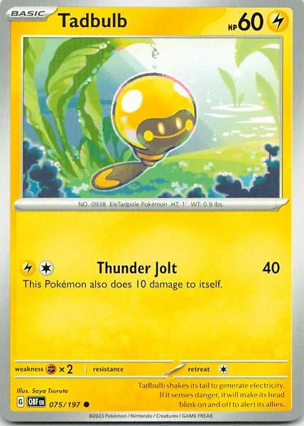 Tadbulb - Obsidian Flames #075/197