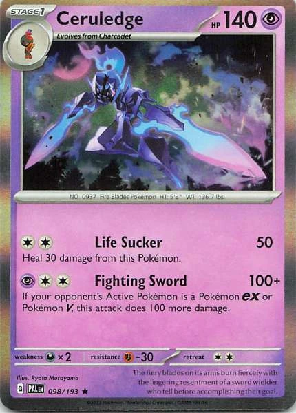Ceruledge - Paldea Evolved #098/193