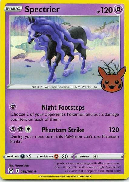 Spectrier Holo - Trick or Trade 2022 #081/196