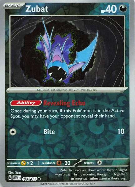 Zubat - 151 #041/165