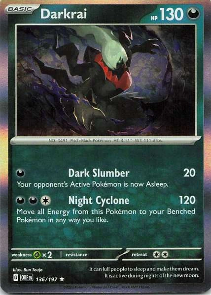 Darkrai - Obsidian Flames #136/197