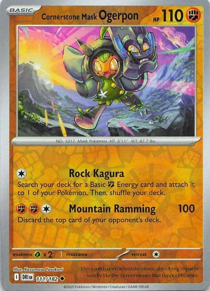 Cornerstone Mask Ogerpon - Surging Sparks #111/182