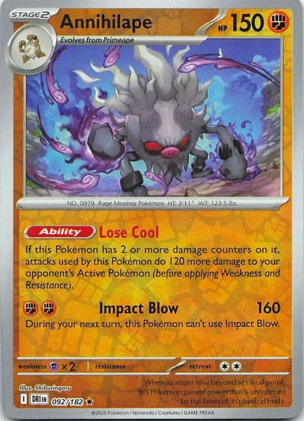 Annihilape - Scarlet & Violet #092/182