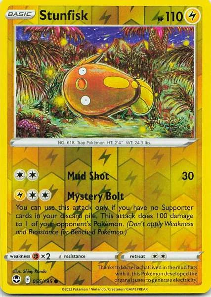 Stunfisk - Silver Tempest #055/195