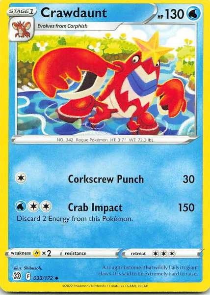 Crawdaunt - Brilliant Stars #033/172