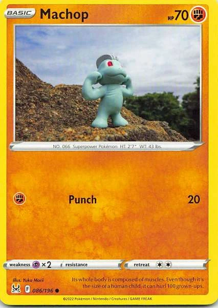 Machop - Lost Origin #086/196