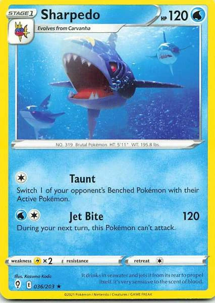 Sharpedo - Evolving Skies #036/203