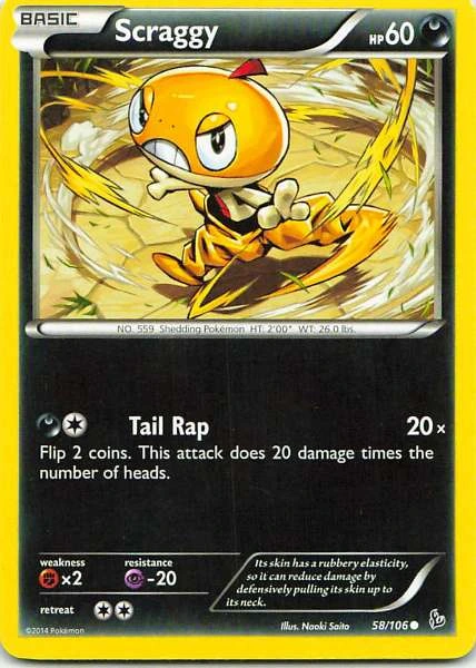 Scraggy - Flashfire #58/106