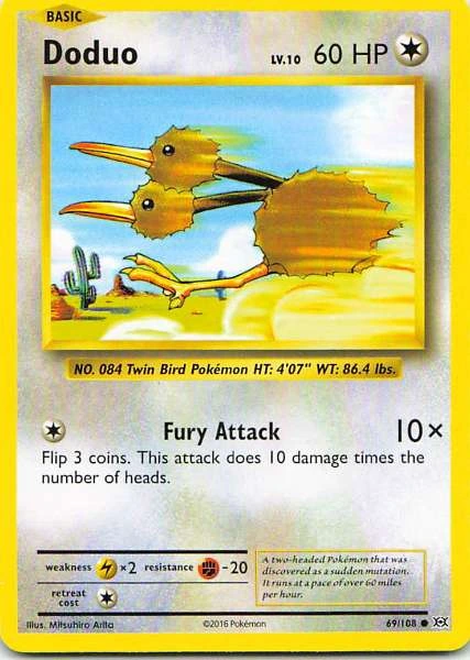 Doduo - Evolutions #69/108