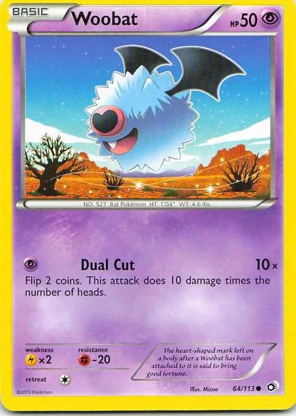 Woobat - Legendary Treasures #64/113