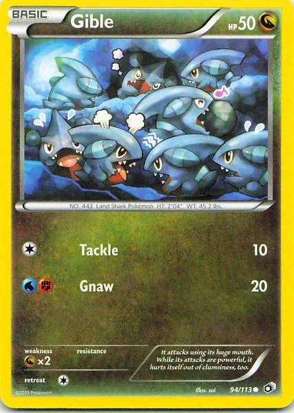 Gible - Legendary Treasures #94/113