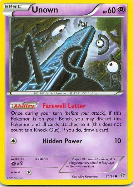 Unown - Ancient Origins #30/98