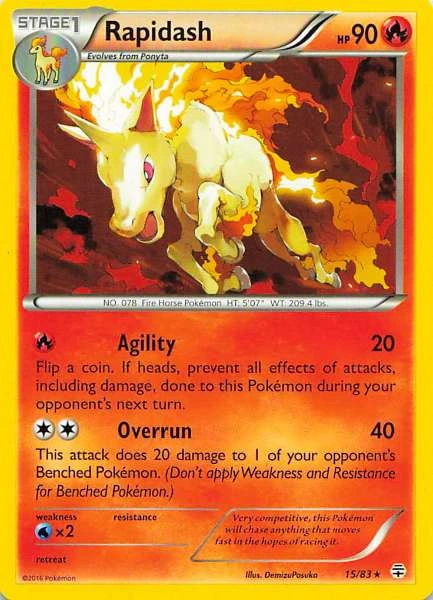 Rapidash - Generations #15/83