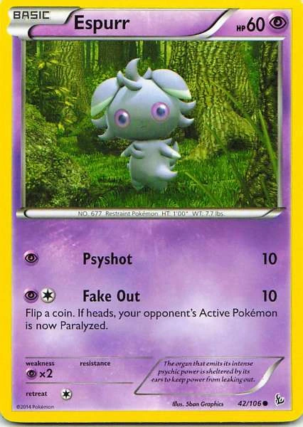 Espurr - Flashfire #42/106