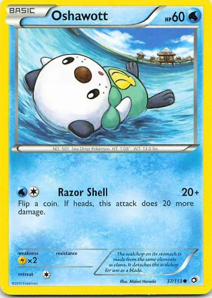 Oshawott - Legendary Treasures #37/113