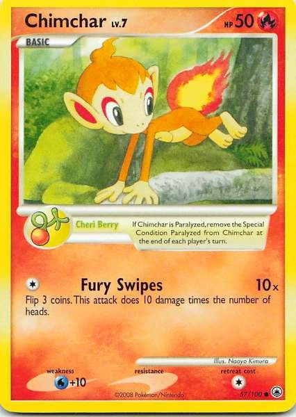 Chimchar - Majestic Dawn #57/100