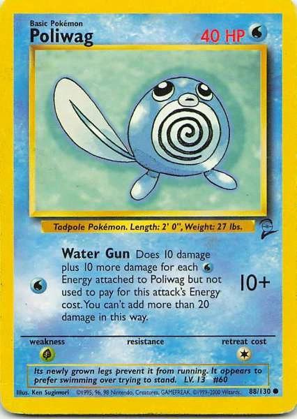 Poliwag - Base Set 2 #88/130