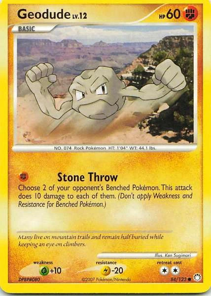 Geodude - Mysterious Treasures #84/123