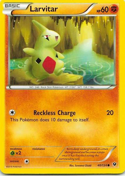 Larvitar - Fates Collide #40/124
