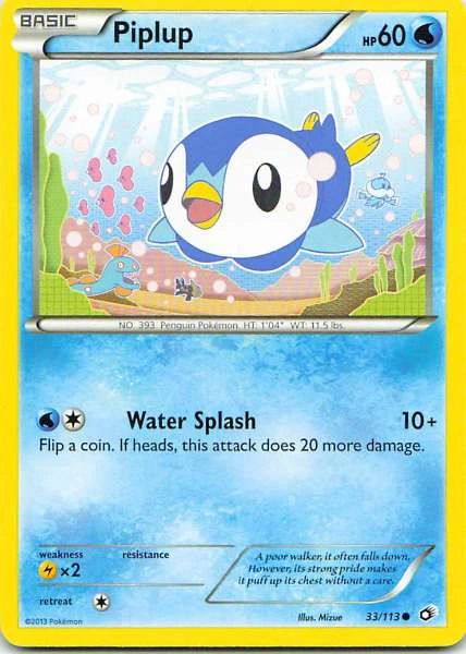 Piplup - Legendary Treasures #33/113