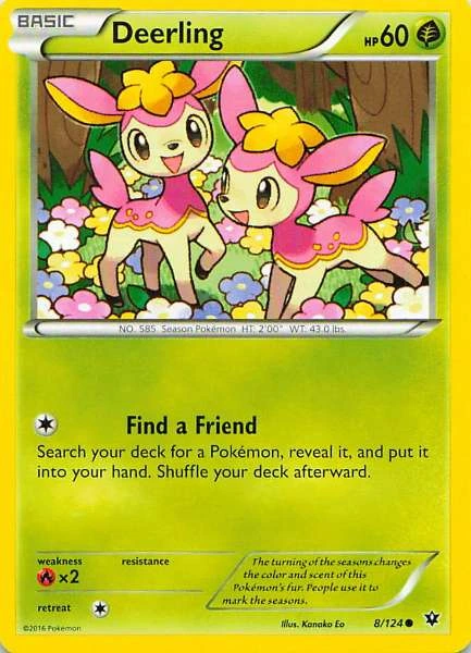 Deerling - Fates Collide #8/124