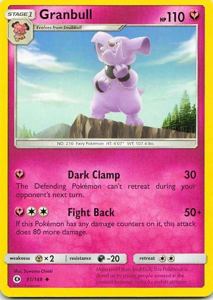 Granbull - Sun and Moon Base Set #91/149