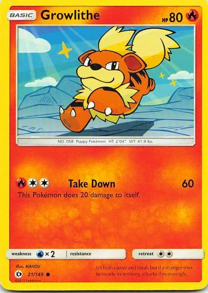 Growlithe - Sun & Moon Base Set #21/149